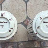 2X Comando termostatico Giacomini per termosifoni