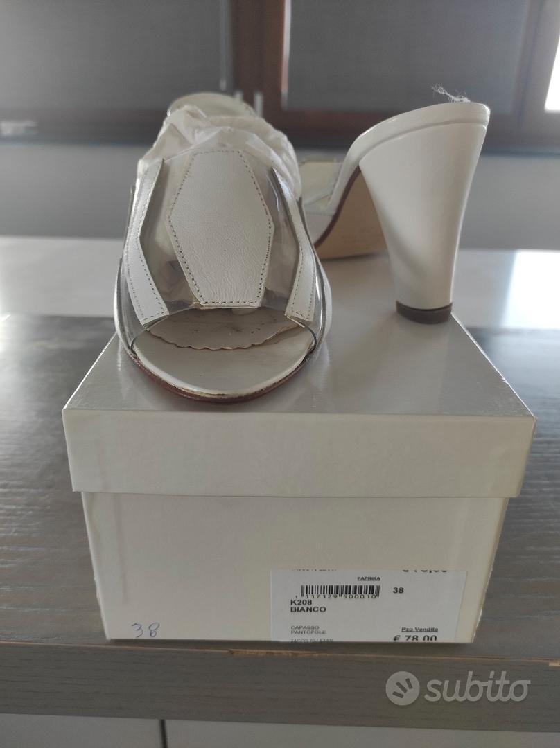 pantofole Capasso con tacco 70 sposa Abbigliamento e Accessori