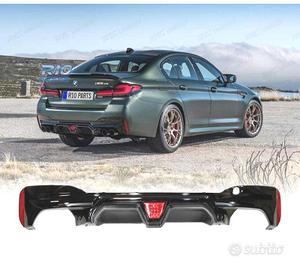 DIFUSORE BMW G30 G31 LOOK M5 CS NERO LUCIDO CARBON