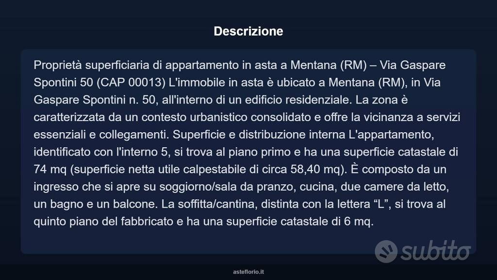Appartamento – Mentana, Monte San Salvatore - Vista 4