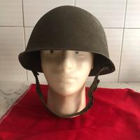 ELMETTO OTAN FRANCESE INTEGRO 1952 CON SOGGOLO