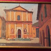 Quadro Roberto Balestri Castelnovo Sotto Chiesa Gr