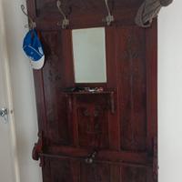 ATTACCAPANNI A MURO in legno