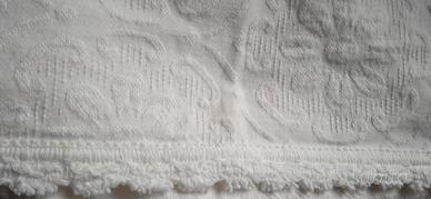 copriletto cotone Piquet bianco 