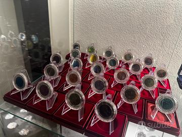 25€ Argento e Niobio Austria Collezione completa