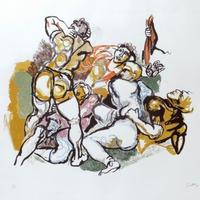 Renato guttuso litografia quadro