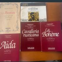 Lotto di 5 libretti d opera