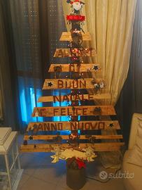 Albero natale creato a mano