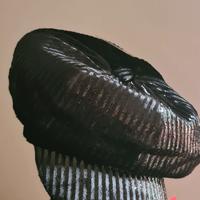 cappello con visiera nero