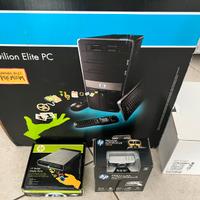 Hp desktop m9643 + accessori vari