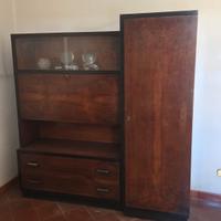 Mobile Antiquariato anni '50 in Radica 