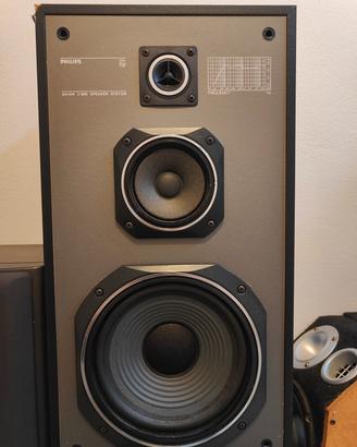 Altoparlanti Philips AH 424 + amplificatore hifi