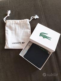 Lacoste portafogli uomo blu