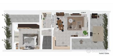 VILLA A SCHIERA A ROMA