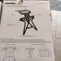 Porta targa moto e scooter