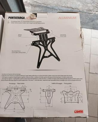 Porta targa moto e scooter