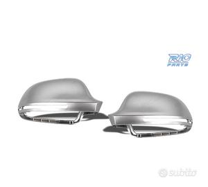 GUSCI SPECCHIETTI AUDI A3 8P 08-10 ALLUMINIO CROMA