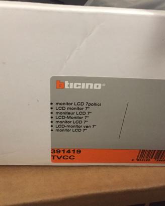 Materiale Bticino TVCC art. 391419, 391796, 391853