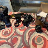 Reflex Nikon d3100 + 35mm +18-105 + 70-300