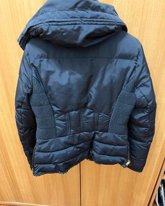 Giubbotto zara donna blu con pelliccia