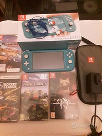 Nintendo switch lite con giochi