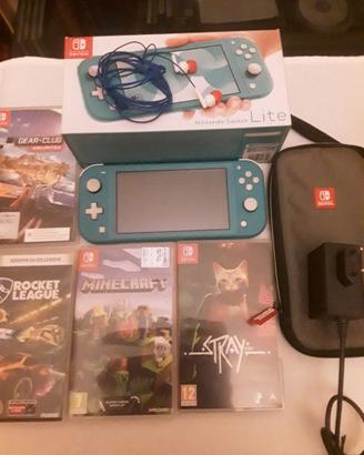 Nintendo switch lite con giochi