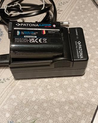 Batteria Patona con caricabatterie 