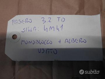 Monoblocco con albero pajero 3,2 tdi 4m41