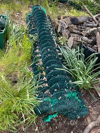 Rete metallica plastificata