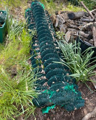 Rete metallica plastificata