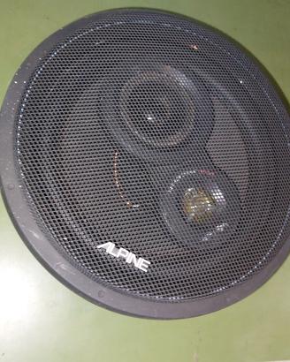 Casse Alpine 6386 a 3 vie + amplificatore Alpine .