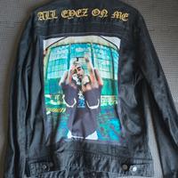 Giacca Jeans Replay 2Pac Tribute ricamata a mano