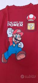 Maglia cotone Mario Bros manica lunga