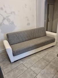 divano letto  e   contenitore  