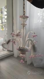 Lampadario in vetro 