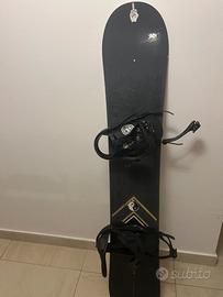 Tavola snowboard SALOMON con attacchi