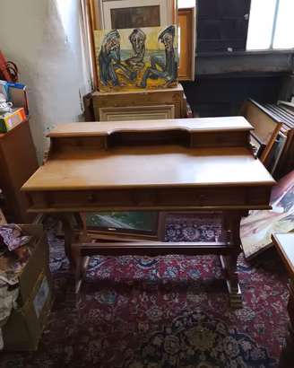 Scrivania di legno massello 