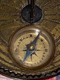 Antica Bussola solare in bronzo