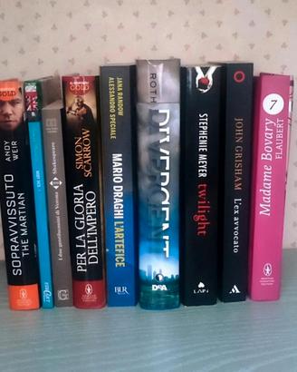 Lotto 9 Libri Bestseller Generi vari