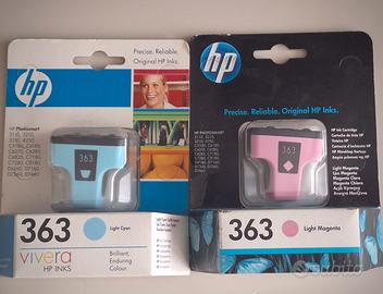 Cartucce hp 363 ciano/magenta