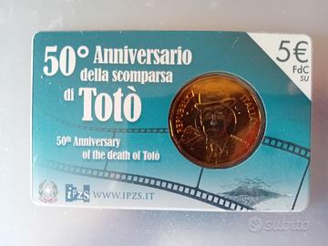 MEDAGLIA  TOTO' 50 ANNI SCOMPARSA