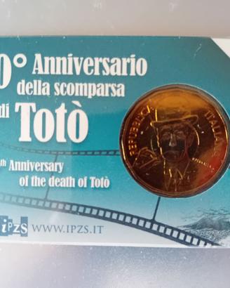 MEDAGLIA  TOTO' 50 ANNI SCOMPARSA