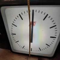 orologio stazione ferroviario bi facciale