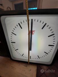 orologio stazione ferroviario bi facciale