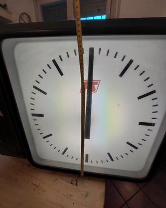 orologio stazione ferroviario bi facciale