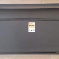 Fioriera da 80cm antracite + sottovaso