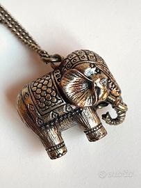 Collana boho etnica elefante