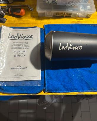 Terminale LeoVince LV-10 Black Edition
