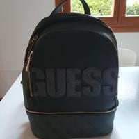 zaino Guess in pelle nera