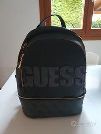 zaino Guess in pelle nera